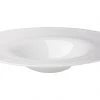 Jamie Young Cordelia Hand Blown Glass Plate In White Blown Glass