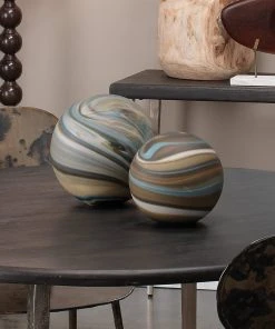 Jamie Young Cosmos Glass Balls In Terrene Glass DECOR 17 Jamie Young Cosmos Glass Balls In Terrene Glass DECOR