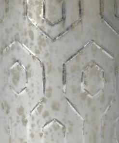 DECOR Jamie Young Deco Hurricanes In Etched Mercury Glass (Set Of 3)