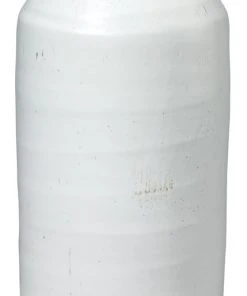 Jamie Young Dimple Carafe In Matte White Ceramic