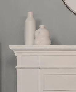 Jamie Young Dimple Carafe In Matte White Ceramic