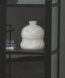 DECOR Jamie Young Dimple Jug In Matte White Ceramic