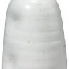DECOR Jamie Young Dimple Vase In Matte White Ceramic