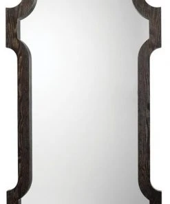 DECOR Jamie Young Estate Mirror In Dark Grey Wood