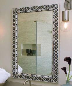 DECOR Jamie Young Evelyn Mirror In Mother Of Pearl