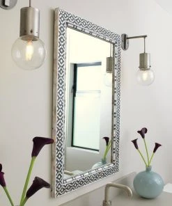 DECOR Jamie Young Evelyn Mirror In Mother Of Pearl