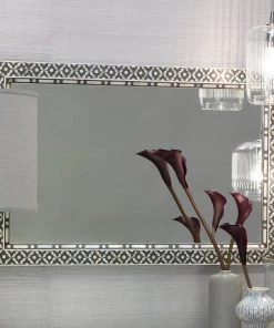 DECOR Jamie Young Evelyn Mirror In Mother Of Pearl