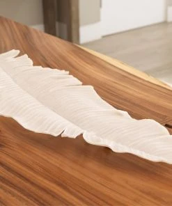 Jamie Young Feather Object, Large In Off White Resin DECOR