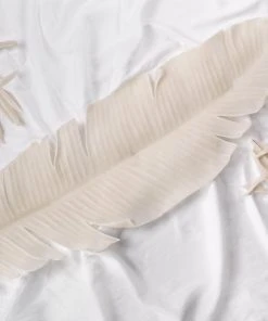 Jamie Young Feather Object, Large In Off White Resin DECOR