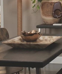 Jamie Young Fleur Ceramic Bowls In Antique Gold Ceramic (set Of 3) DECOR