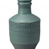 Jamie Young Folk Vessel In Blue Ceramic DECOR