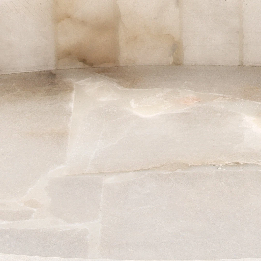 DECOR Jamie Young Genevieve Oval Alabaster Tray In Alabaster 5 DECOR Jamie Young Genevieve Oval Alabaster Tray In Alabaster