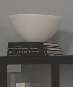 Jamie Young Large Georgina Bowl In White Faux Alabaster DECOR