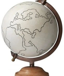 HOME OFFICE Jamie Young Canvas Globe, Large In Canvas