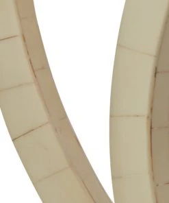 Jamie Young Helix Double Ring Sculpture In Natural Bone DECOR