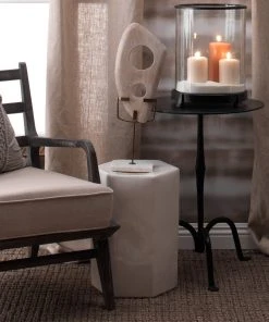 Jamie Young Hepalith Object In White Washed Wood DECOR