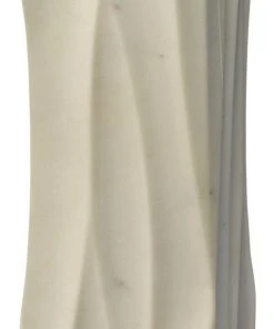 Jamie Young Icicle Medium Vessel In White Marble DECOR