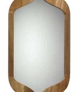 Jamie Young Jasmine Mirror In Natural Wood DECOR