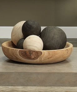 Jamie Young Laurel Large Wooden Bowl DECOR