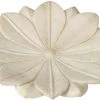 Jamie Young Large Lotus Plate In White Marble DECOR