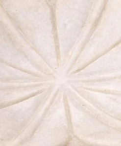 Jamie Young Small Lotus Plates In White Marble (Set Of 3) DECOR