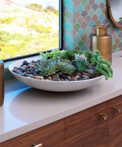 Jamie Young Extra Large Marble Bowl In White Marble 15 Jamie Young Extra Large Marble Bowl In White Marble