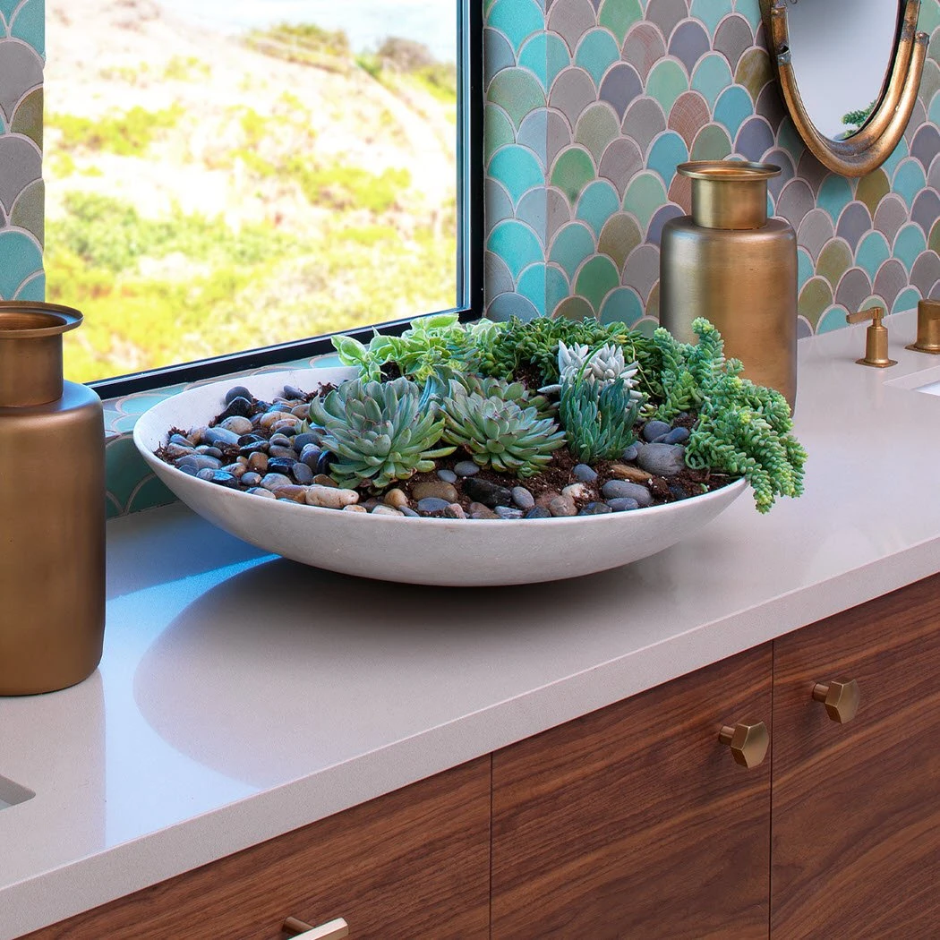 Jamie Young Extra Large Marble Bowl In White Marble 8 Jamie Young Extra Large Marble Bowl In White Marble