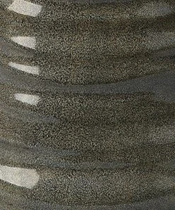 Jamie Young Medium Marine Vase In Pearl Blue Ceramic DECOR