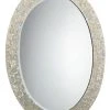 Jamie Young Large Oval Mirror In Mother Of Pearl DECOR