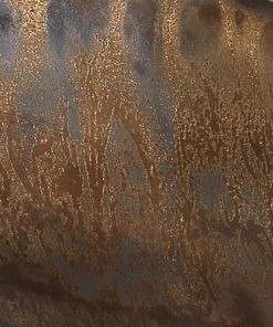 DECOR Jamie Young Large Peony Bowl In Antique Gold Ceramic