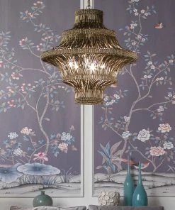 Jamie Young Pixie Decorative Vases In Periwinkle Blue Glass (set Of 3)