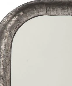 Jamie Young Principle Vanity Mirror In Silver Leaf Metal DECOR