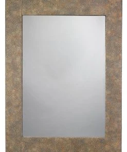 Jamie Young Rectangle Mirror In Grey Eggshell