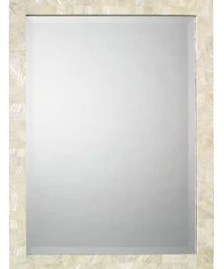 DECOR Jamie Young Rectangle Mirror In Mother Of Pearl