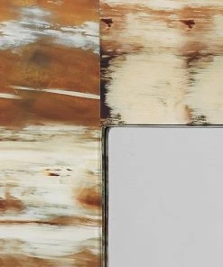 Jamie Young Medium Rectangle Mirror In Natural Faux Horn DECOR