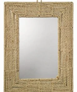 Jamie Young Rectangle Mirror In Jute