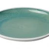 DECOR Jamie Young Santorini Large Low Rim Bowl In Ocean Ombre Reactive Glaze Ceramic