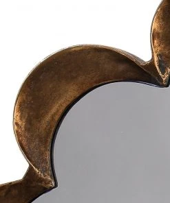 DECOR Jamie Young Scalloped Mirror In Antique Brass
