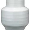 Jamie Young Solstice Ceramic Vase In White And Natural Ceramic DECOR