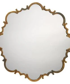 Jamie Young Saint Albans Mirror In Antique Gold DECOR