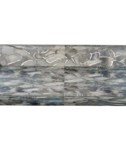 Jamie Young Slate Blue Faux Agate Tray In Slate Blue Faux Agate
