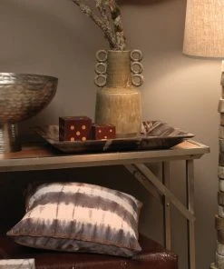 Jamie Young Slate Blue Faux Agate Tray In Slate Blue Faux Agate