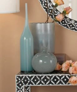 Jamie Young Medium Vapor Vase In Metallic Opal DECOR
