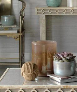 Jamie Young Small Vapor Vase In Metallic Opal