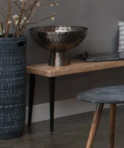 Jamie Young Large Zion Ceramic Vase In Grey And White