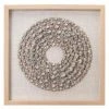 DECOR Jamie Young Bora Bora Framed Wall Art In Taupe Snail Shell