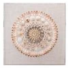 Jamie Young Caicos Acrylic Wall Art In Off White & Pink Shells