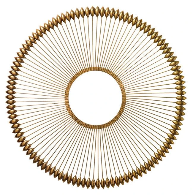 Jamie Young Large Illume Wall Art In Gold Foil 3 Jamie Young Large Illume Wall Art In Gold Foil