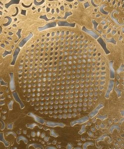 Wall Sculptures Jamie Young Penelope Lace Wall Art In Antique Brass Metal