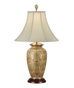 Wildwood Gold Damask Lamp Table Lamps
